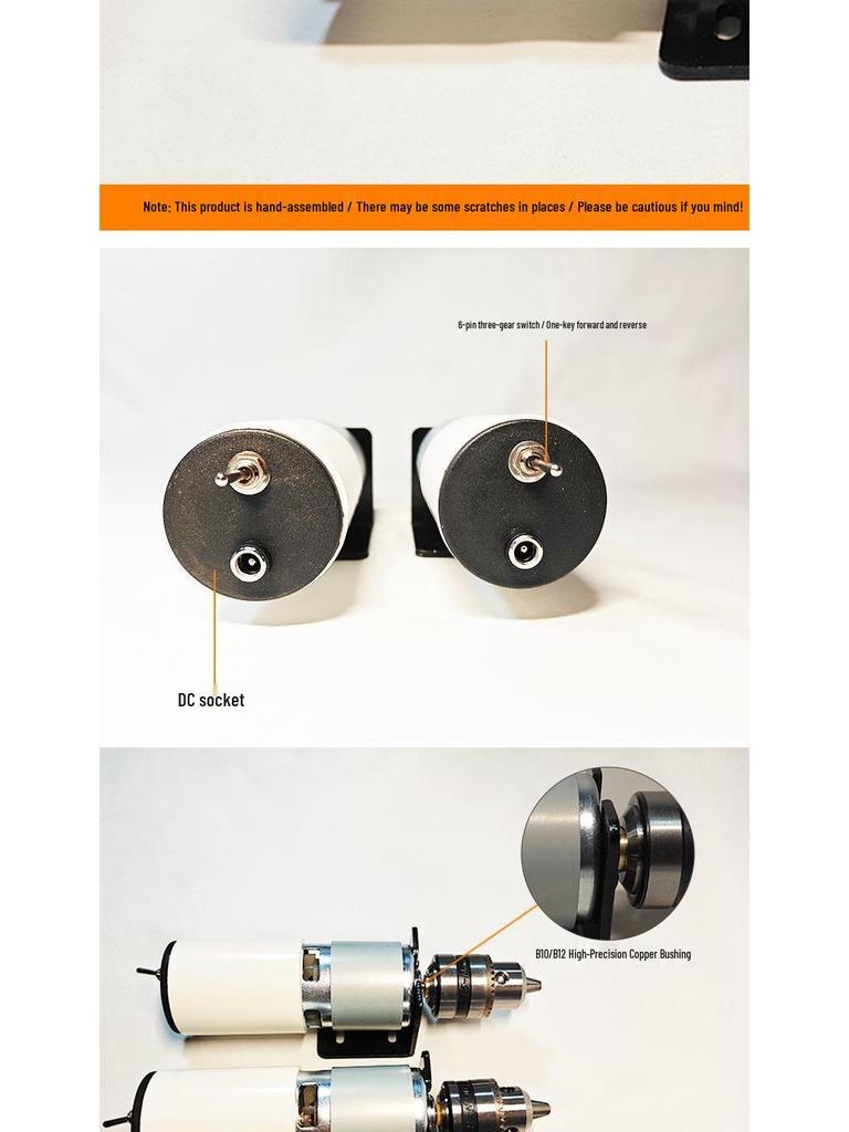 Мини-настольный сверлильный станок и электрическая шлифовальная машина высокой мощности 112 Вт для сверления, резки и шлифовки