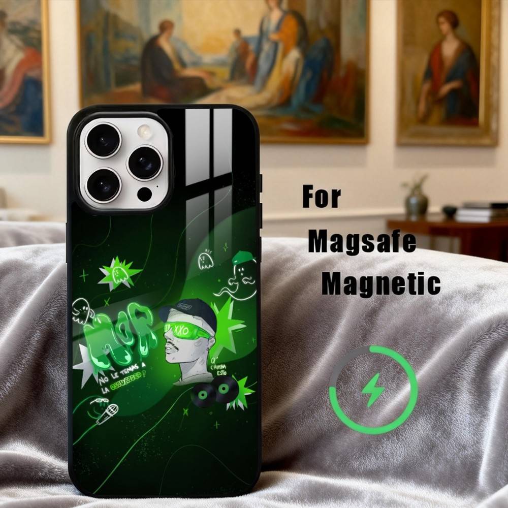 Чехол для телефона F-Feid-D F-Ferxxo S-SIXDO Singer Для iPhone17,16,15,14,13,12,11 Plus,Pro Max Магнитный Для Magsafe Беспроводной Зарядки