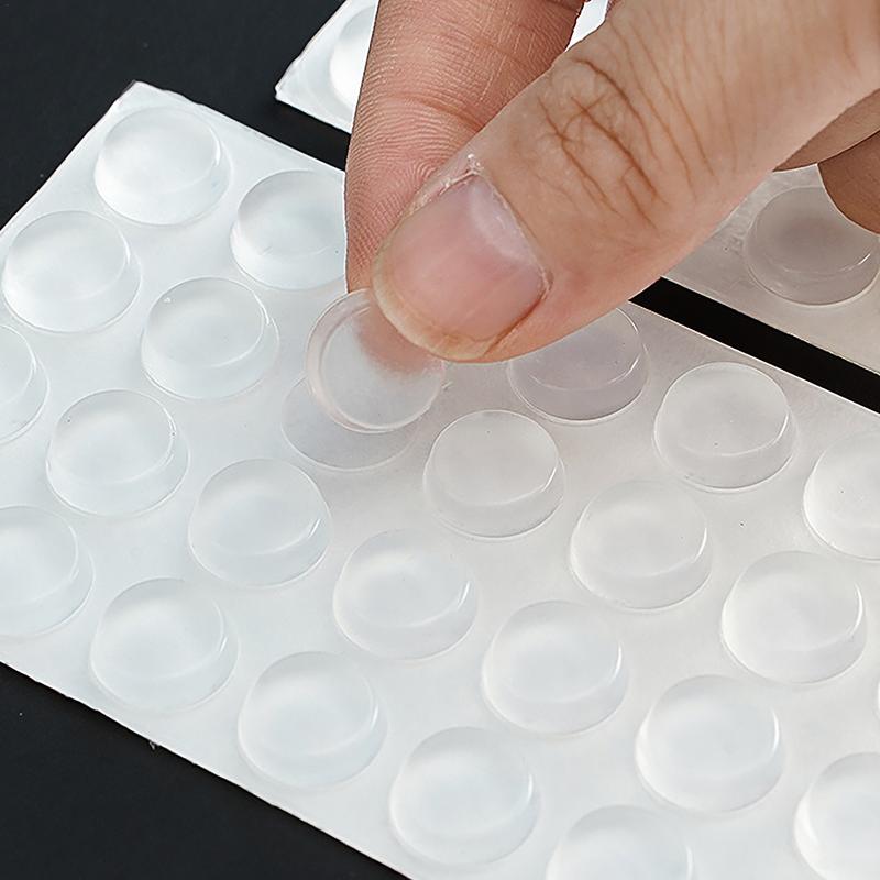 Wall Protectors From Door Knobs Adhesive Round Clear Door Handle Stop Home Accessories For Drawers Cupboards Cutting Boards
