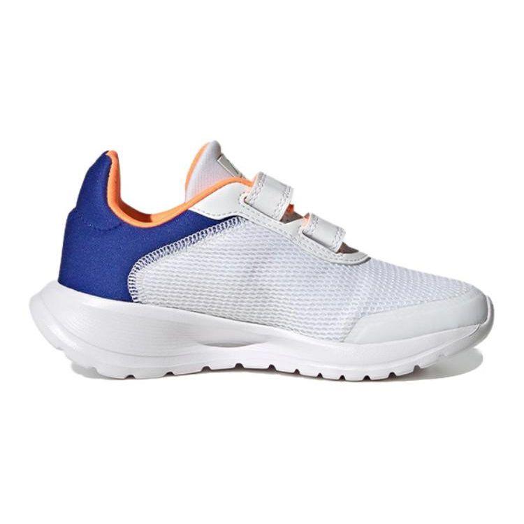 Adidas Tensaur Run 2.0 K White Orange Lucid Blue Kids Sneakers Cloud-White Screaming-Orange HQ1268