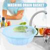 4 шт. Корзина для мытья фруктов и овощей, горшок для риса, сито, складные корзины для белья, дуршлаг
