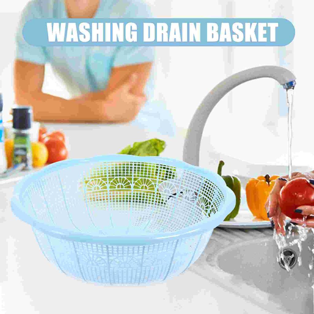 4 шт. Корзина для мытья фруктов и овощей, горшок для риса, сито, складные корзины для белья, дуршлаг