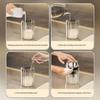 Refillable Mousse Bottle Reusable Dish Soap Container Premium Foam Pump Jar  Shower Gel