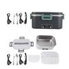 Electric Lunch Box 1.8L 360 Degree Circulation Heating SUS304 Liner Dishwasher Safe Portable Lunch W