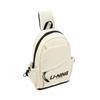 Li Ning Sports Lifestyle Series Large Capacity Multifunctional Student Commuter Polyester Shoulder Crossbody Chest Bag Unisex bags Off-White ABDU167-1