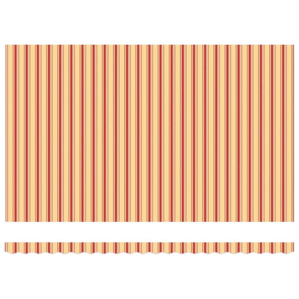 Retractable Awning Yellow and Orange 500 x 300 cm