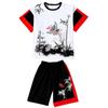 Children's Boys Summer Thin Section Big Children's Sports Boys Summer Suits Cool and Handsome Trend