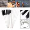 10Pcs/Set Reusable Stainless Steel Brush Eco-Friendly Cleaning Brushes Drinking Straw Cleaner