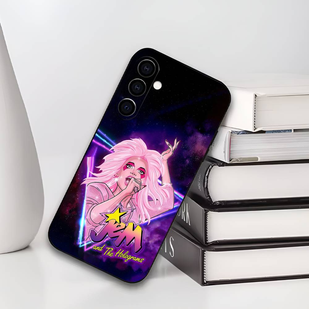 Musical fantasy J-Jem And The Holograms Phone Case Silicone Soft For Samsung Galaxy A73,A72,A71,A70,A53,A52,A51