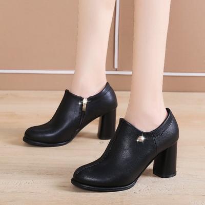 Новый стиль весна осень женская обувь с круглым носком оксфордские туфли женские PU женские туфли Bullock 2024 Новинка