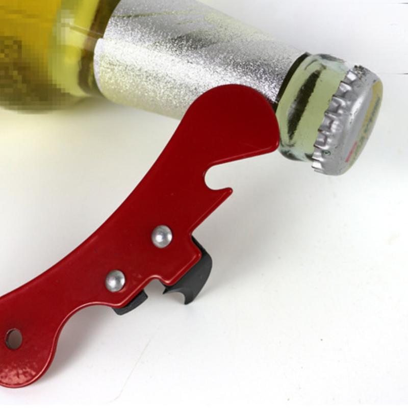 2 шт. Многофункциональная открывалка для бутылок из нержавеющей стали, безопасная боковая резка, ручная открывалка для консервов, кухонные инструменты, креативный подарок в CDN
