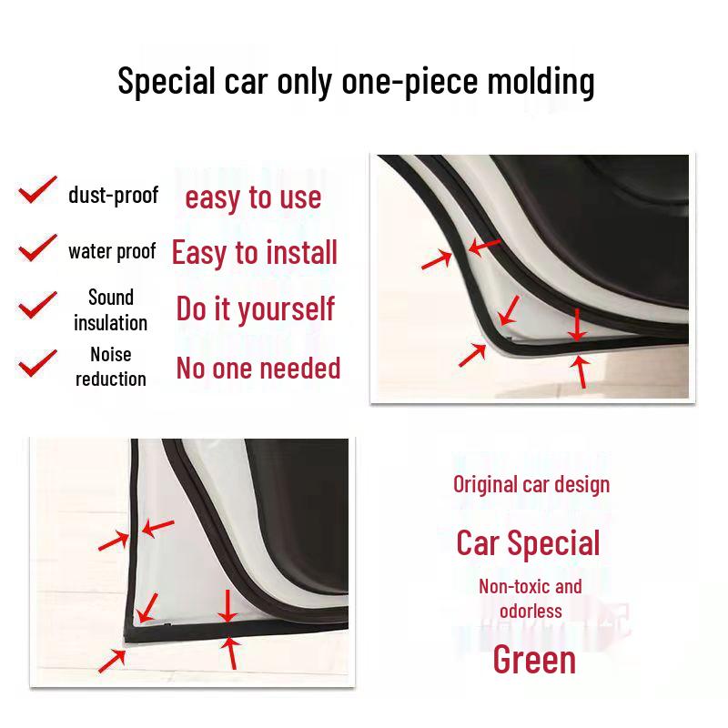 MG ZSE Seal Strip: Full Car Soundproofing, Dustproof, Noise-Reducing Door Gap Rubber