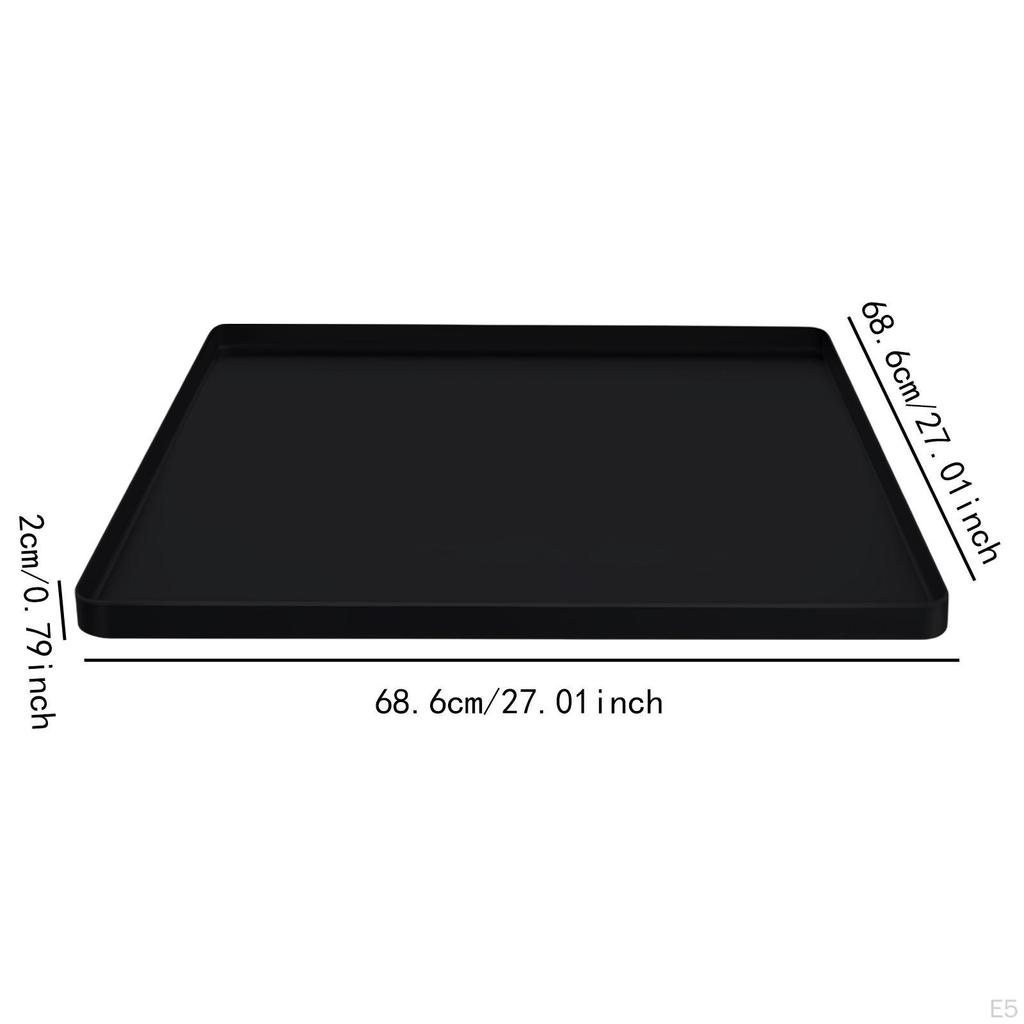 Mini Fridge Mat Drip Pan Appliance Accessories Nonslip Dishwasher Freezer Tray