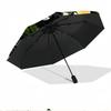 Ben 10 Cartoon Print Automatic Open Close Umbrella, Portable Foldable Umbrella, for Outdoor Commute Camping Trip, Ideal Birthday Gift