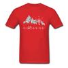 Cycle Life Heartbeat Biker Tshirt Mountain Forest Hiking Printed Tops & Tees Compass Bike Casual Funny T-shirts 100% Cotton