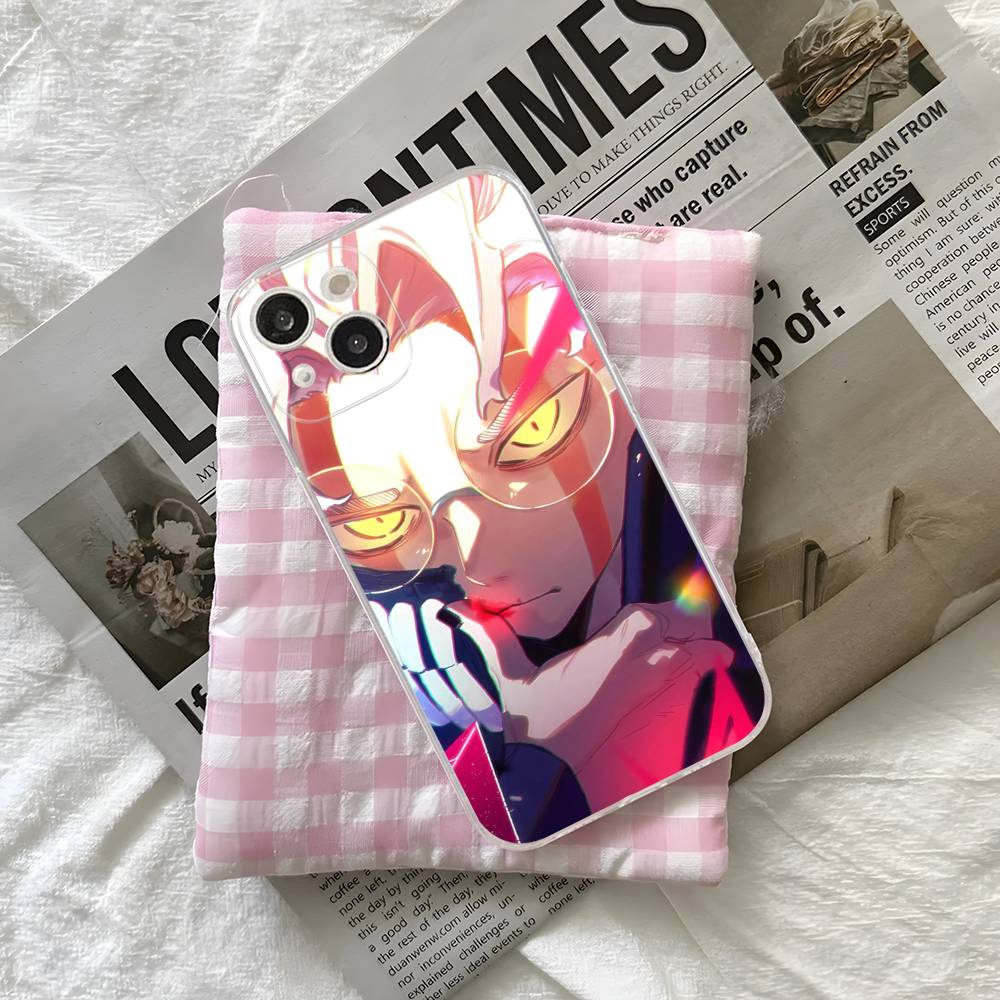 D-Dandadan Anime Transparent Soft Phone Case For iPhone 15 12 14 16 17 13 Plus 11 Pro Max 13 Pro