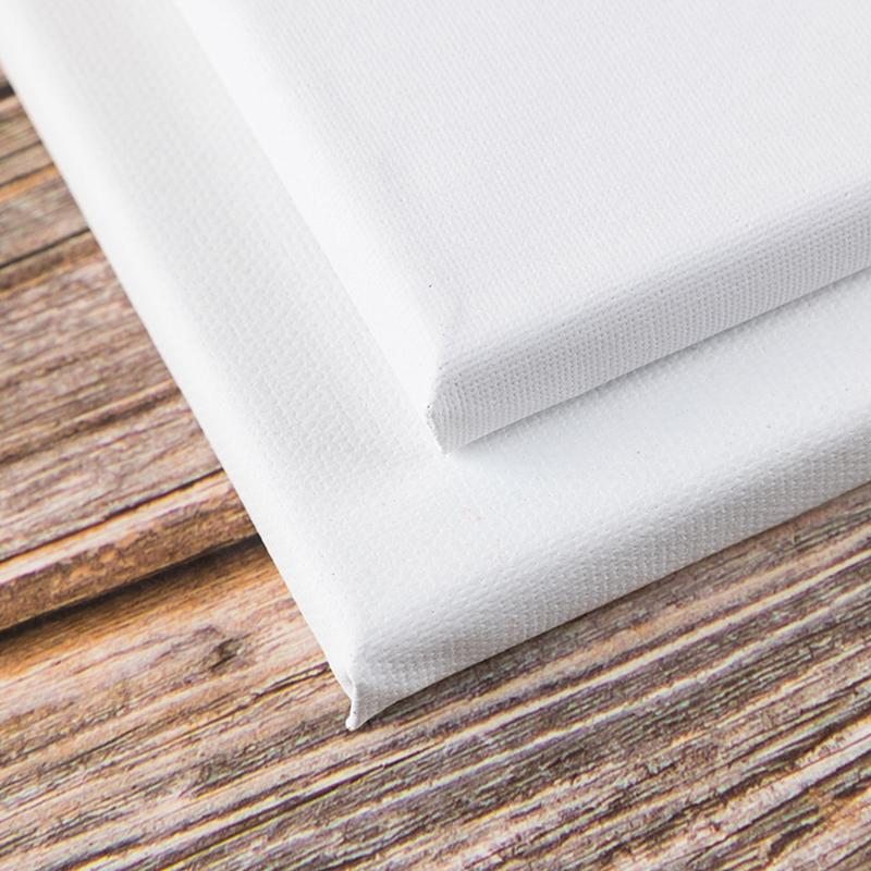 1 шт. Мини-холст панели художественные принадлежности хлопок пустой подходит для гуаши пустой квадратный холст художника галерея несколько размеров доступны