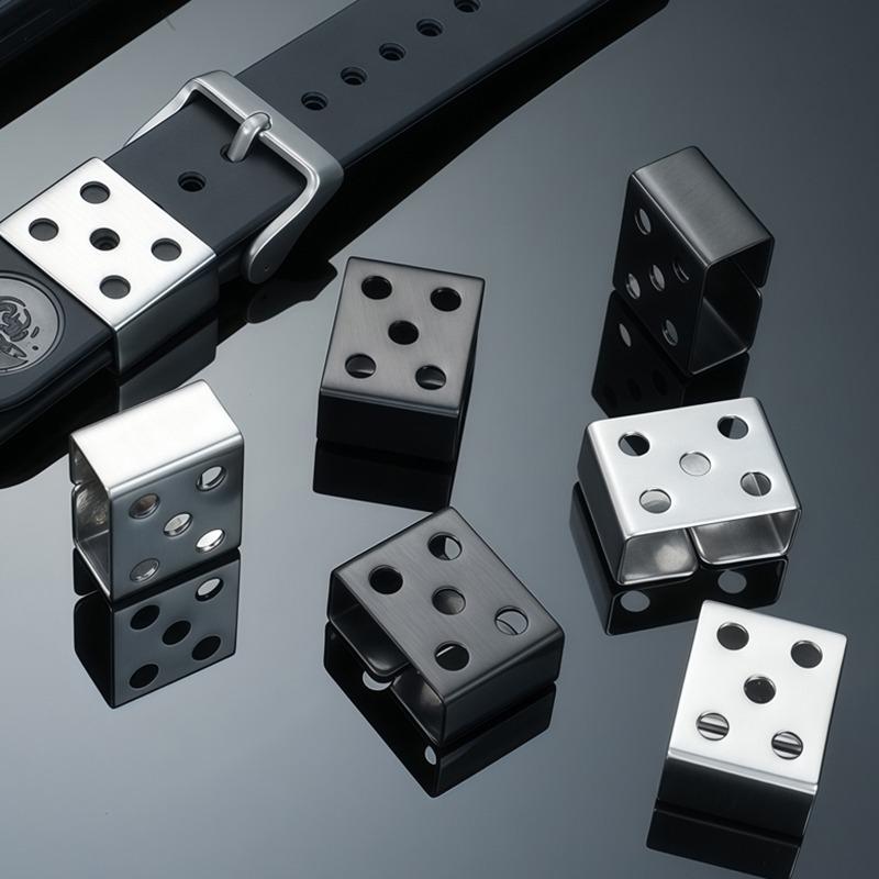 20 мм Металлическое подвижное кольцо Аксессуар для Seiko No.5 Водный призрак Держатель силиконового ремешка Металлическая петля Кольцо из нержавеющей стали с инструментами