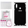 apgo Protective Skin Sticker for the Back+sides Compatible with Samsung Galaxy A20s, Full Wrap Film, Foil, Vinyl - Pattern Matte Black