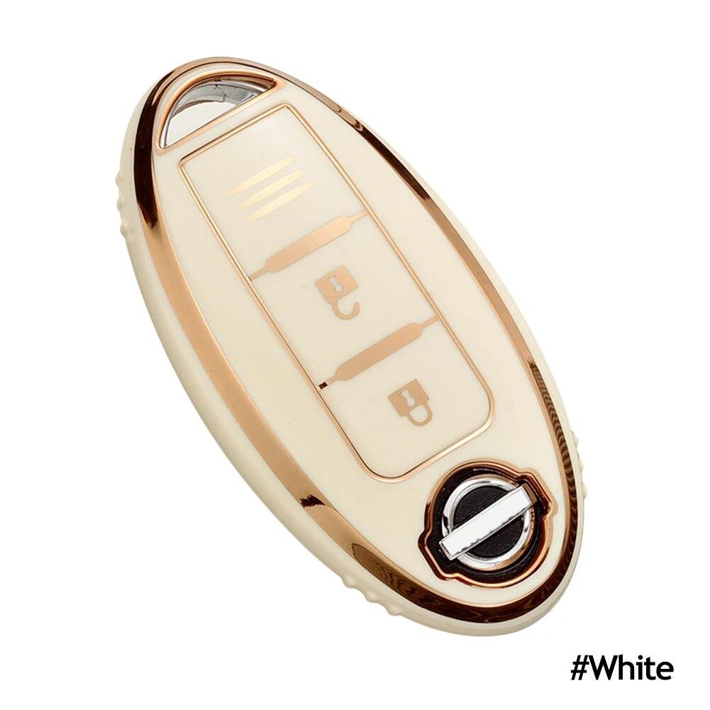 Модный чехол для ключей из ТПУ, брелок для Nissan Qashqai X-Trail T32 T31 Juke J10 J11 Kicks Tiida Pathfinder Note для Infiniti