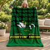 Fighting Irish blanket Flannel Blanket Soft Cozy Plush Throw for Sofa Bed Lightweight Home Decoration Gifts for Christmas various holidays