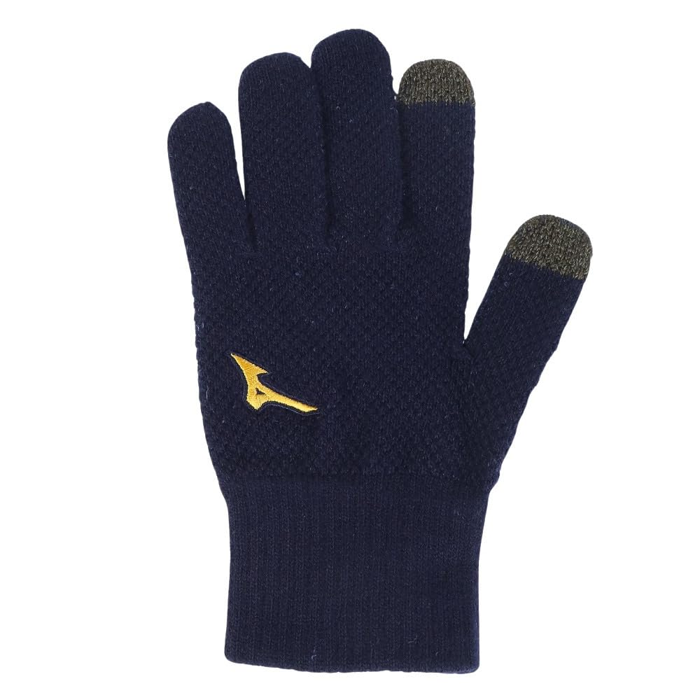 Mizuno Перчатки Pro Breath Thermo Knit 12JYAA0114 (Темно-синий/FF/Мужской, Женский)
