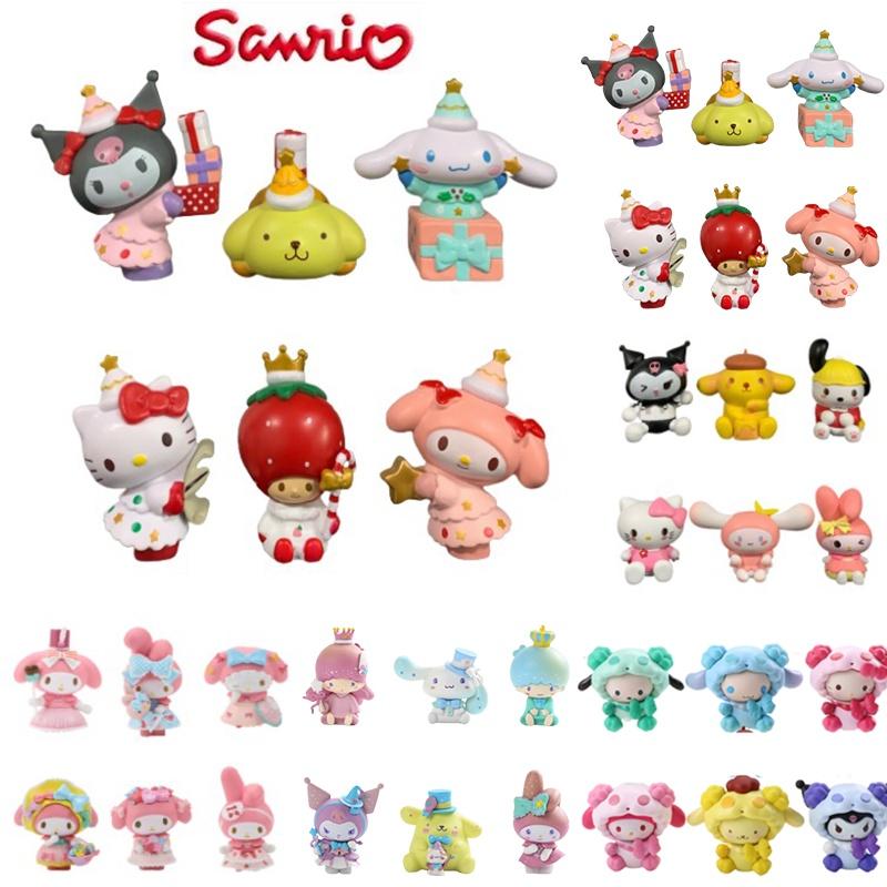 Милый набор фигурок-кукол Sanrio My Melody для домашнего декора и украшения торта