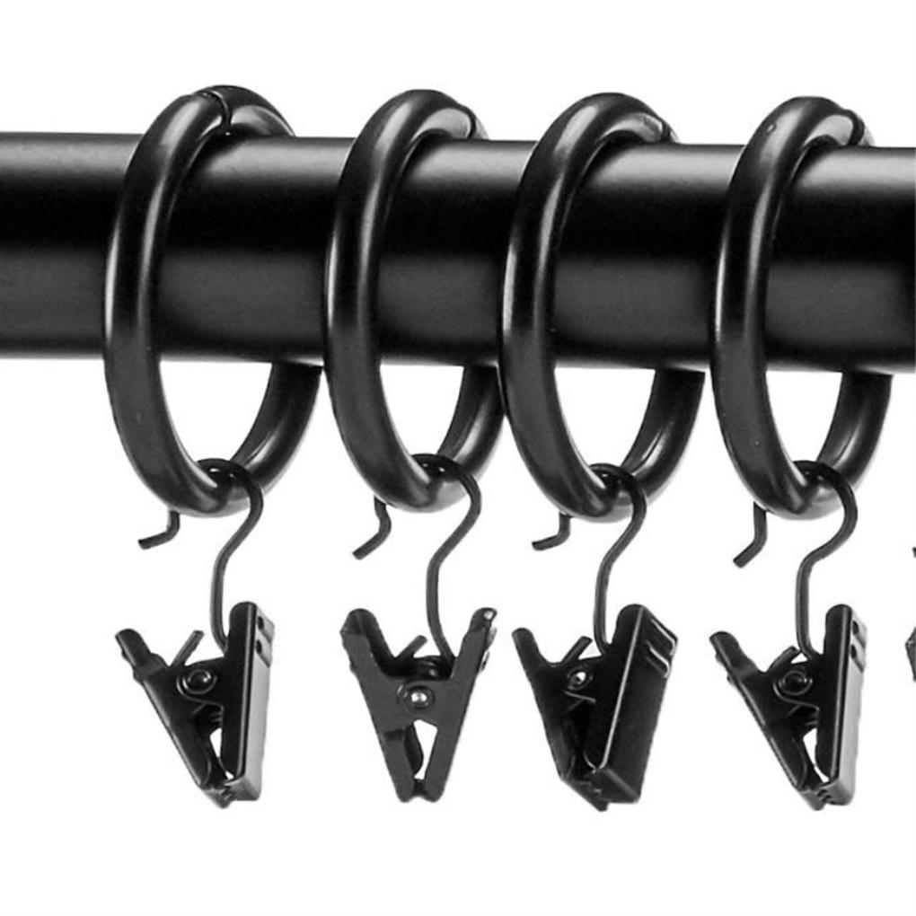 10 штук Крючок для подвешивания штор с зажимами Зажим Аксессуар для замены драпировки для дома гостиной офиса