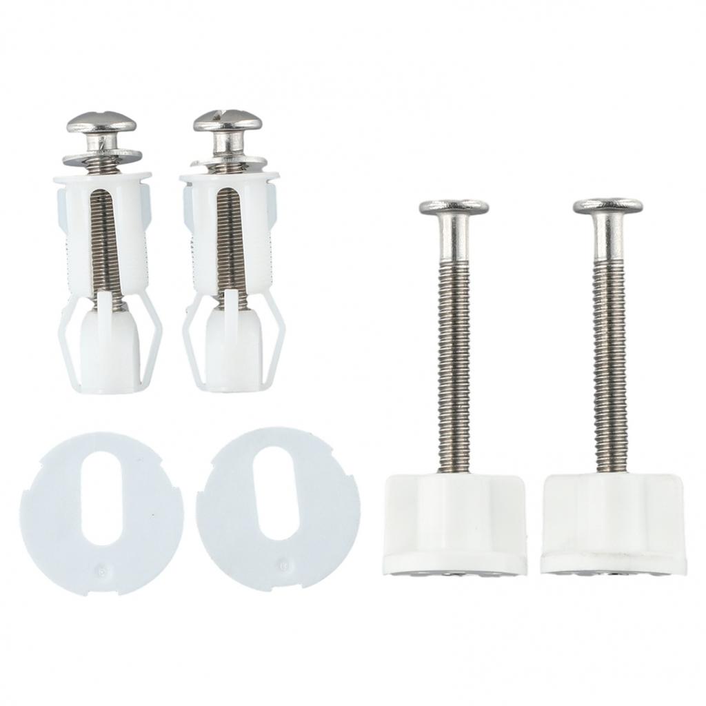 Крепление крышки унитаза Аксессуар для крышки унитаза Верхняя фиксация Винты Гайка для унитаза