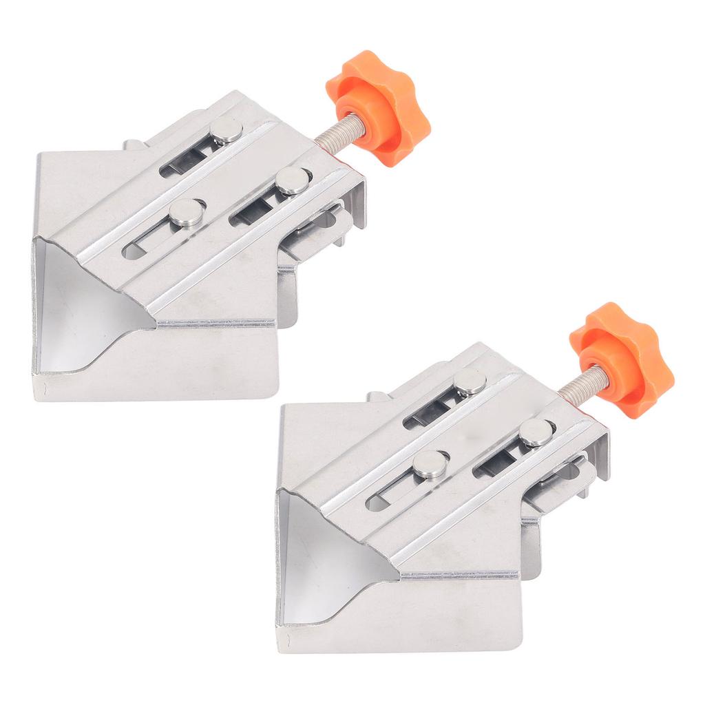 2 шт. Угловой зажим из нержавеющей стали с закрытым зевом, 90 градусов, быстрозажимной угловой зажим для деревообработки