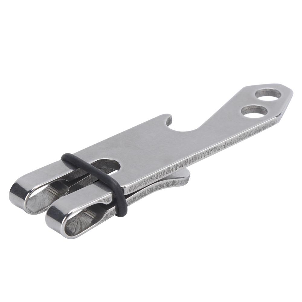 With Rubber Ring Money Pocket Clip Double-Sided Belt Clip Durable Suspension Belt Clip Camping