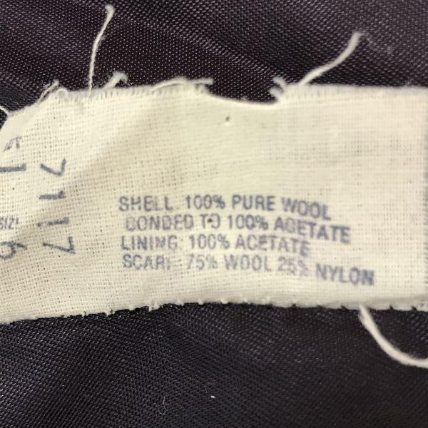 Сделано в США MACKINTOSH Шерстяное двубортное пальто темно-синее женское M(ИСПОЛЬЗОВАЛ)