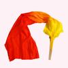 1.5M Creative Dance Silk Veils Fan Performance Props Synthetic Fiber Bamboo Folding Fans Colorful