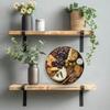Металлическая жестяная табличка Круглый сырный декор стены Кухня Дом Ретро Искусство
