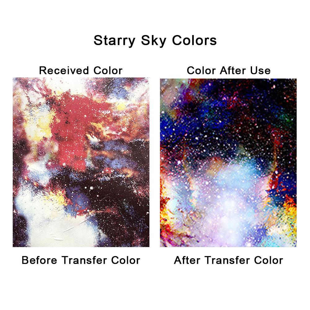 Лист для трансфера Galaxy Infusible Ink Сублимационная виниловая печать Кружки Футболки Сумки Подставки для напитков Брелоки Декор для DIY Для вырезания