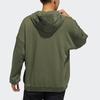adidas Originals Adv Colorblock Спортивный пуловер с полумолнией Базовый зеленый Мужской GV0930