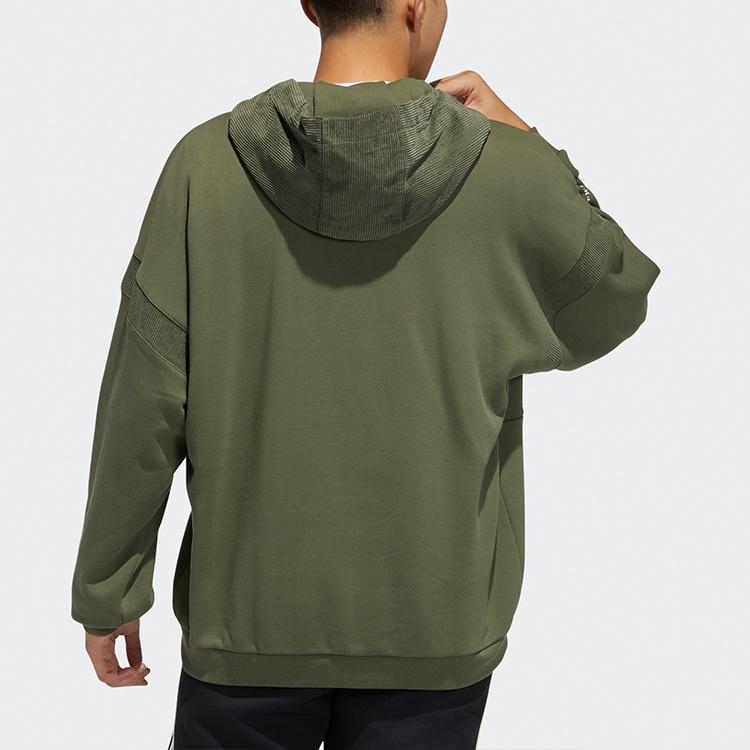 adidas Originals Adv Colorblock Спортивный пуловер с полумолнией Базовый зеленый Мужской GV0930