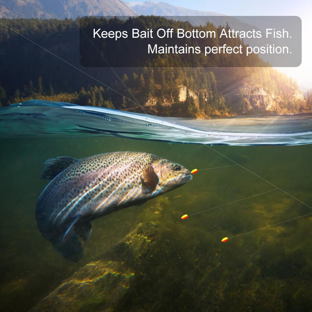 Рыболовные поплавки 60 шт. Помпано Поплавки для рыболовных снастей Поплавки для рыбалки нахлыстом Яркий цвет с