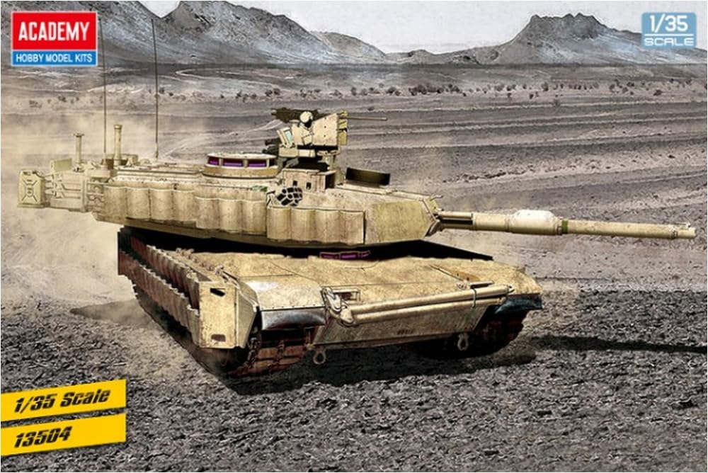Academy M1A2 Abrams V2 TUSK2 Plastic Model 13504 1/35