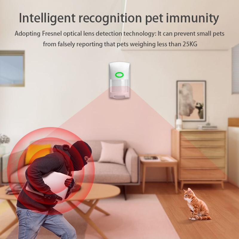 Tuya WiFi PIR Motion Sensor Infrared Radiation Detector Smart Home Human Security Alarm System Smart Life Work With Alexa Google