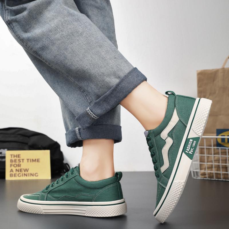 Модные мужские парусиновые туфли дышащая мужская повседневная обувь 2024 новые нескользящие мужские кроссовки спортивная обувь для скейтборда Zapatillas De Hombre