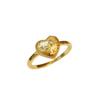 Points Diamond Octagram Brushed Love Ring Vintage Light Luxury Niche High-end Index Finger Ring