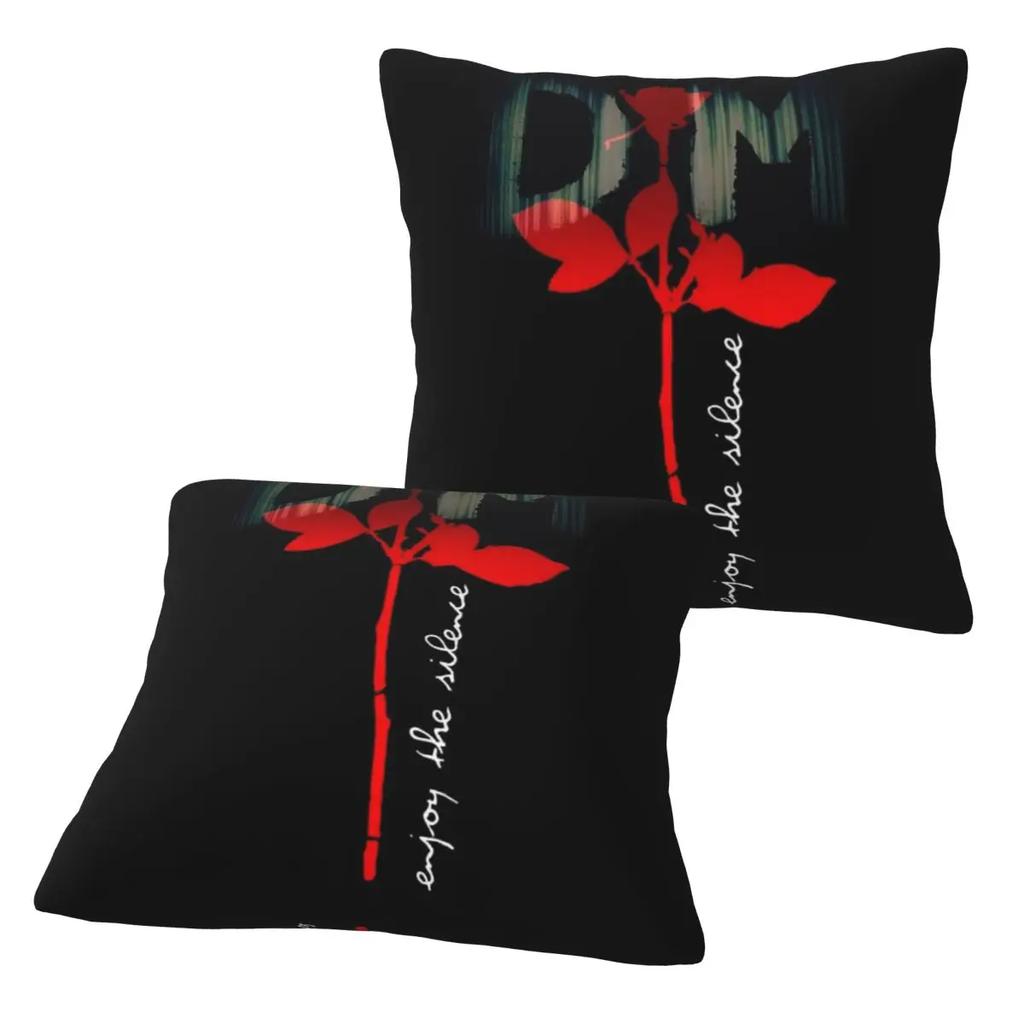 Electronic Rock Depeche Cool Mode 2 Pcs Square Pillowcase Pillow Cover Cushion Decor Comfort Throw Pillow For Home Car