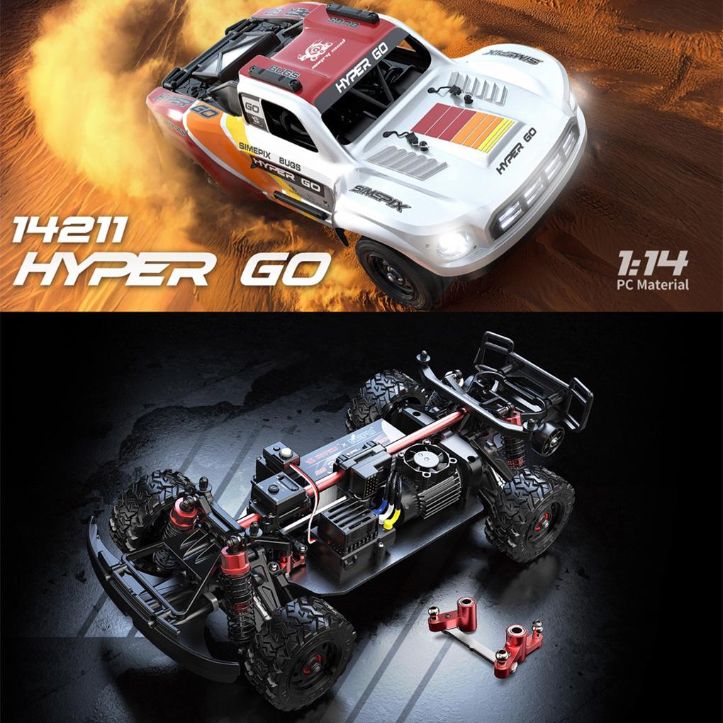 MJX Hyper Go 14211 1/14 4WD Радиоуправляемая машина Бесколлекторная Радиоуправляемая гоночная машина 70 км/ч 2.4G Машины с дистанционным управлением Внедорожные Скоростные Радиоуправляемые машины Грузовик Игрушки