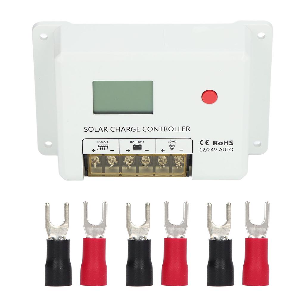 Контроллер заряда от солнечной батареи Параметры зарядки регулируемые МОП-схема ШИМ Регулятор заряда от солнечной батареи 12В 24В 20А