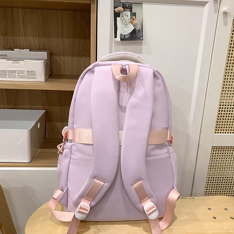 Cartoon Cat Студенческий школьный рюкзак женский легкий рюкзак с несколькими отделениями большой емкости