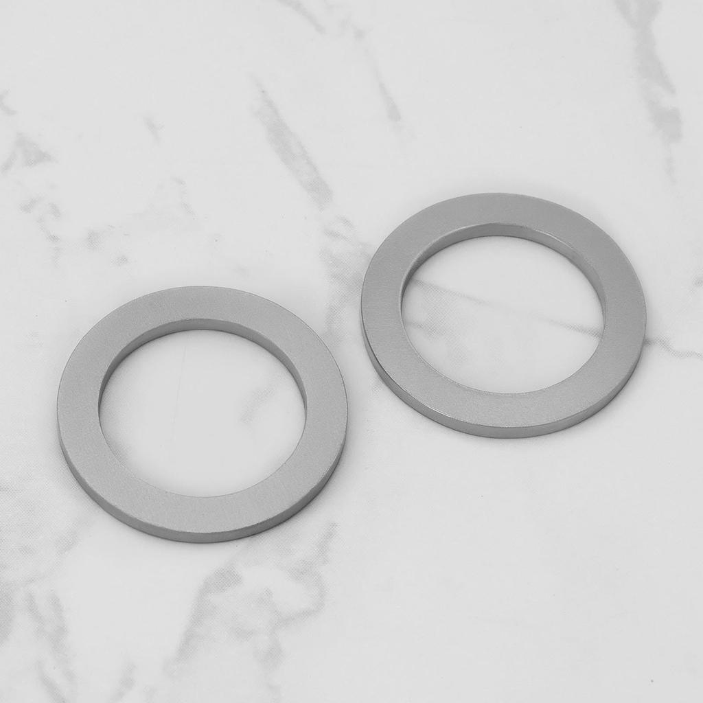 eMagTech Bicycle Pedal Thick 304 Stainless Steel Pedal Washers for Pedal Axle Crank Bike Mountain Bike Road 4pcs Washers, 1.5mm 9/16" Bike,