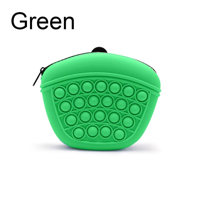 Silicone Pet Training Waist Bag, Outdoor Portable Dog Food Snack Pouch Waterproof Feeding Storage Bag For Dog Walking Training