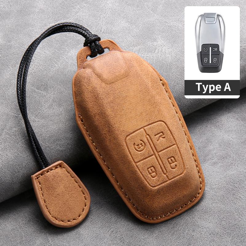 For Ferrari To Genesis Car Smart Key Case Cover Key Pack Remote Protection Sleeve Buckle Rope Special Accessories Multi Styles