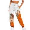 Women's Casual Fashion Sweatpants Printed Pants Elastic Waist Drawstring Pants